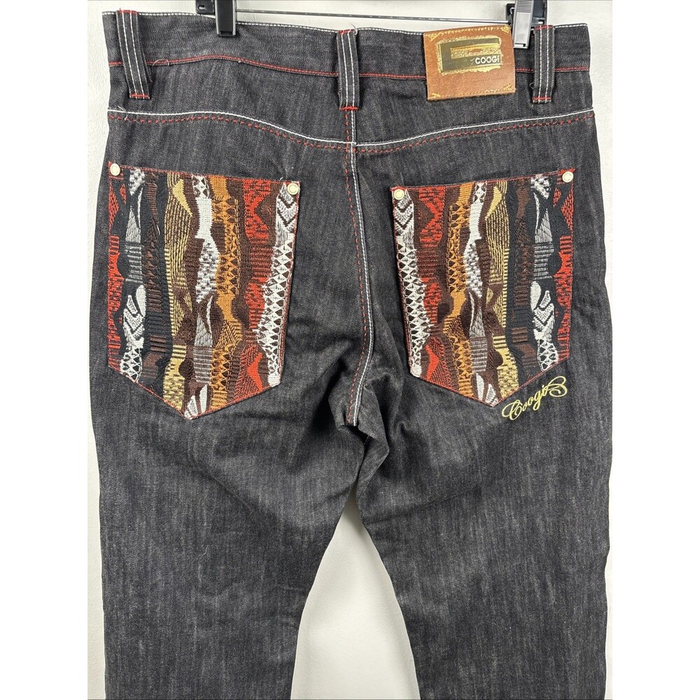 Vintage Coogi Denim With Embroidered Pockets Men's 38x34 Grunge Streetwear EUC